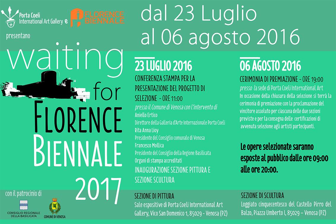 Waiting for Florence Biennale 2017